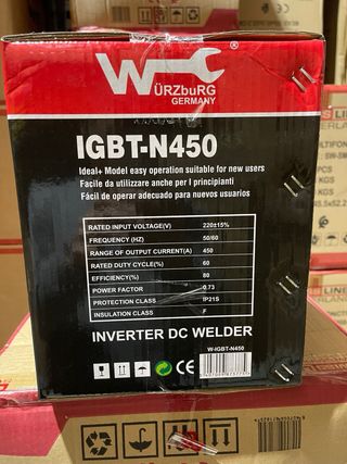 Soldadora IGBT 450A URZBURG Nueva