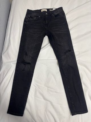 Pull&Bear Skinny Jeans Negros