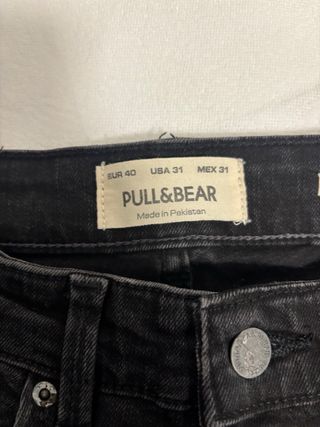 Pull&Bear Skinny Jeans Negros