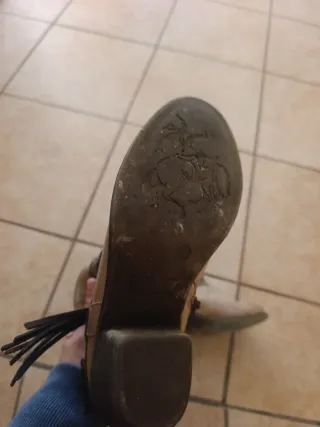 Stivali da donna stile country beige taglia 36