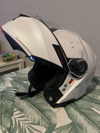 Casco modular MT Helmets blanco
