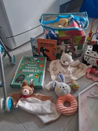 Lote de artículos para bebé
