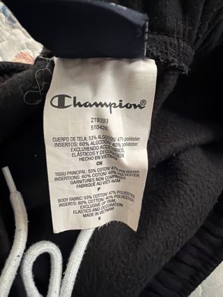 Chándal Champion Talla M Gris y Negro