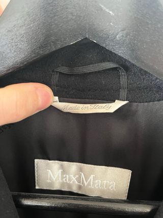 Cappotto Max Mara Cachemire Nero Dritto