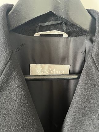 Cappotto Max Mara Cachemire Nero Dritto