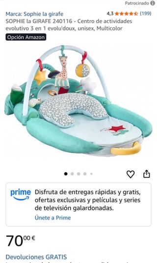 Manta Actividades Sophie la Girafe