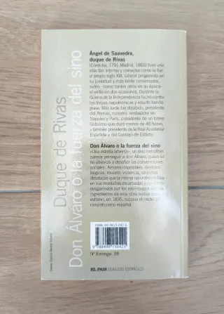 Don Alvaro O La Fuerza Del Sino