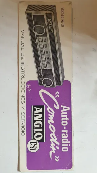 Radio Coche Comodín RA-09 con Manual Instrucciones