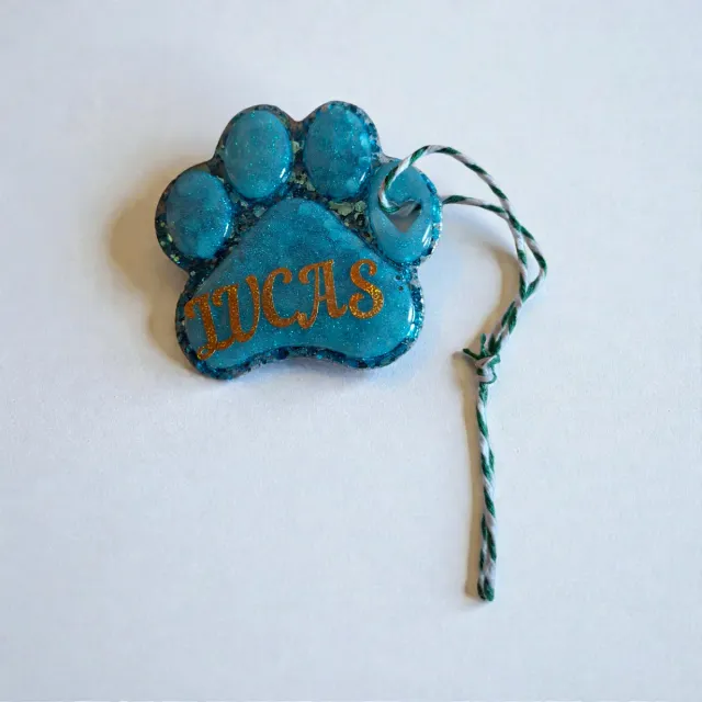 Corazón y Huella Mascota Personalizado