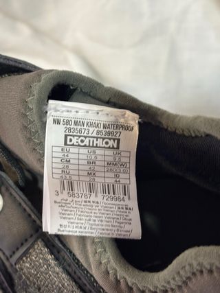 Zapatillas Newfeel Talla 44 Negras y Grises