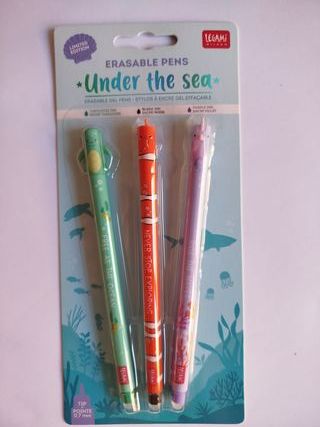 Set 3 Bolígrafos Legami Under the Sea