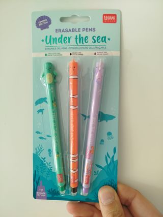 Set 3 Bolígrafos Legami Under the Sea