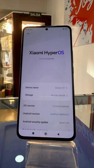 Xiaomi 12T Nero 256GB 8GB RAM