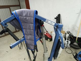 Grúa mini fly persona con arnes