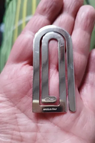 Fermasoldi Montblanc Argento 925