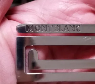 Fermasoldi Montblanc Argento 925