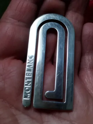 Fermasoldi Montblanc Argento 925