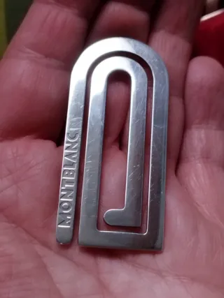 Fermasoldi Montblanc Argento 925