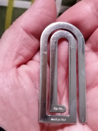 Fermasoldi Montblanc Argento 925