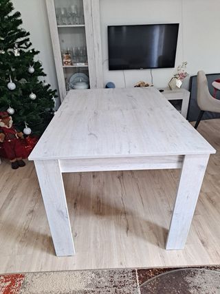 Mesa de comedor extensible madera
