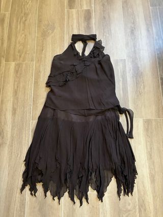 Conjunto fiesta Tintoretto marrón