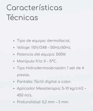 Máquina limpieza facial profesional NUEVA