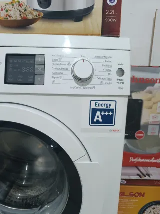 Lavadora Bosch 8kg 1400rpm Carga Frontal