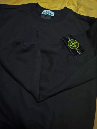 Sudadera Stone Island Negra Talla 14-16 (XS)