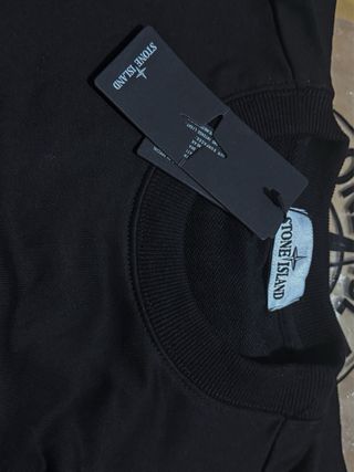 Sudadera Stone Island Negra Talla 14-16 (XS)