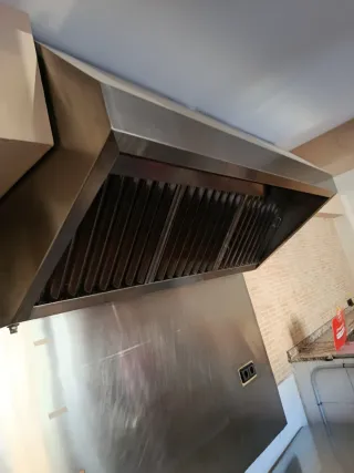 Campana extractora acero inoxidable con turbina in