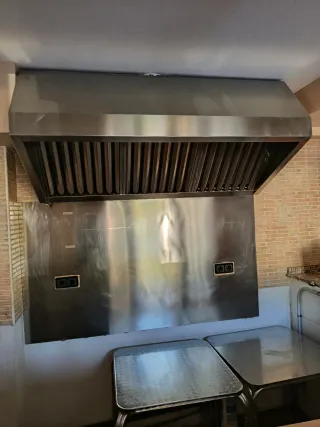 Campana extractora acero inoxidable con turbina in