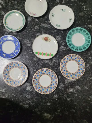 Lote 25Platos Pequeños Vintage