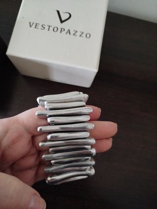 Bracciale Vestopazzo in Alluminio color Argento