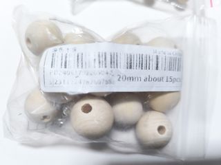 Lotto perline legno 12-16-20mm