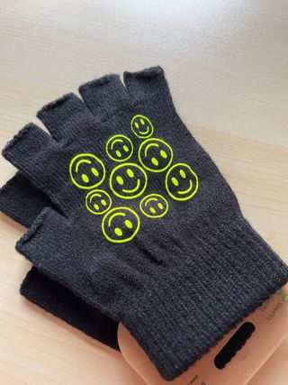 Guantes sin dedos con smile