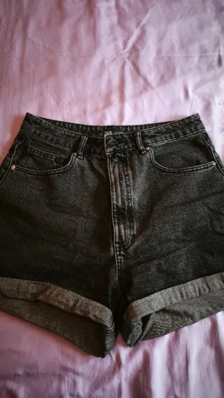 Pantalones cortos vaqueros negros