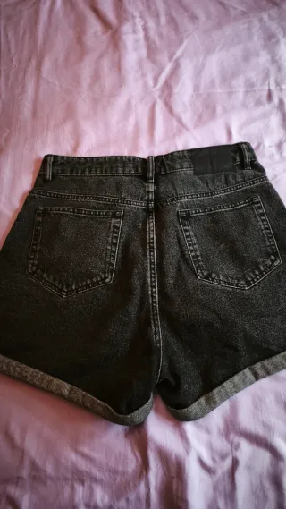 Pantalones cortos vaqueros negros