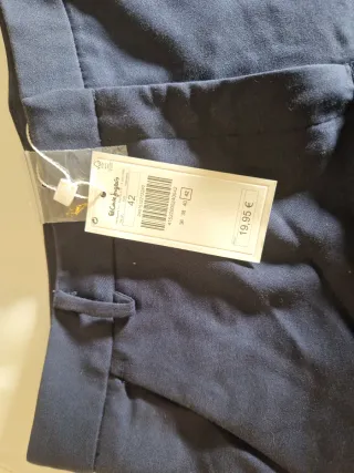 Pantalones tela talla 42