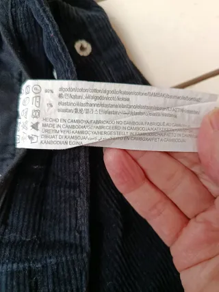 Pantalón pana Pull&Bear