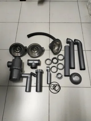 Materiale idraulico per scarico lavello