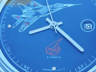 Orologio Sovietico Slava Mig 21 rubini sovietico