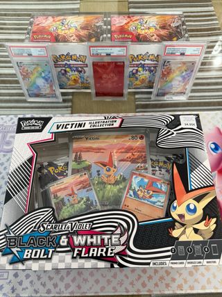 Collezione Illustrazione Victini Pokémon Scarlet & Violet
