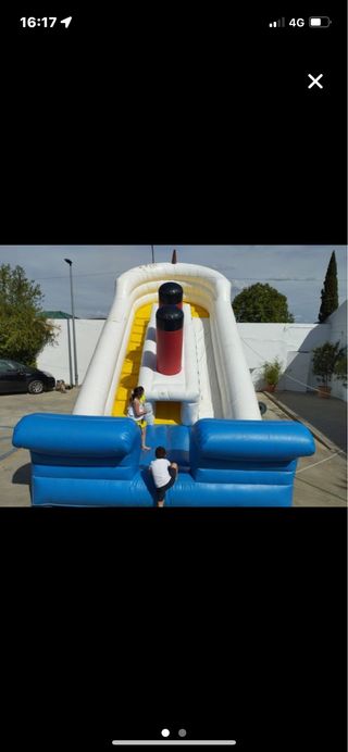 Castillo hinchable para fiestas