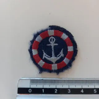 Toppa patch vintage stile marina Ancora Nautica