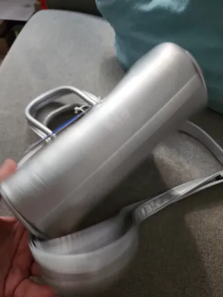 Bolso Adidas plateado