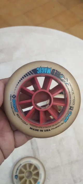 Ruedas para patinaje de velocidad 100mm.