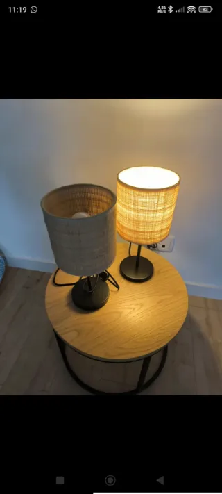 Pack de dos lámparas de mesa