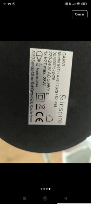 Pack de dos lámparas de mesa