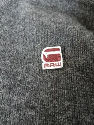 G-Star Maglione Zip Grigio Tg M/L