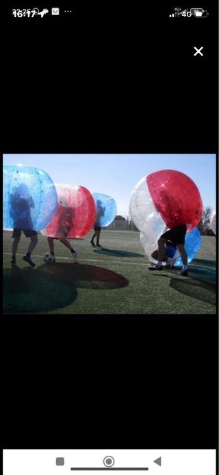 Burbujas inflables para juegos